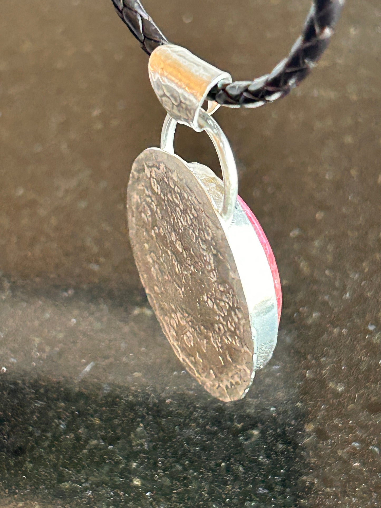 Rhodonite Round Pendant