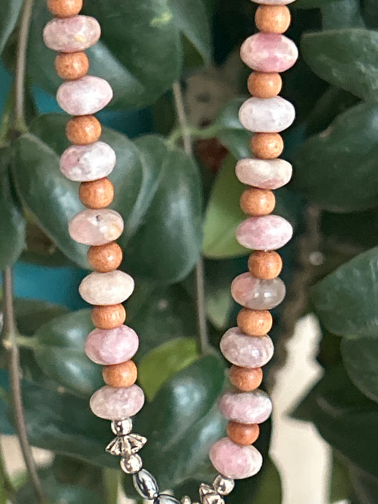 Rhodonite Teardrop Pendant