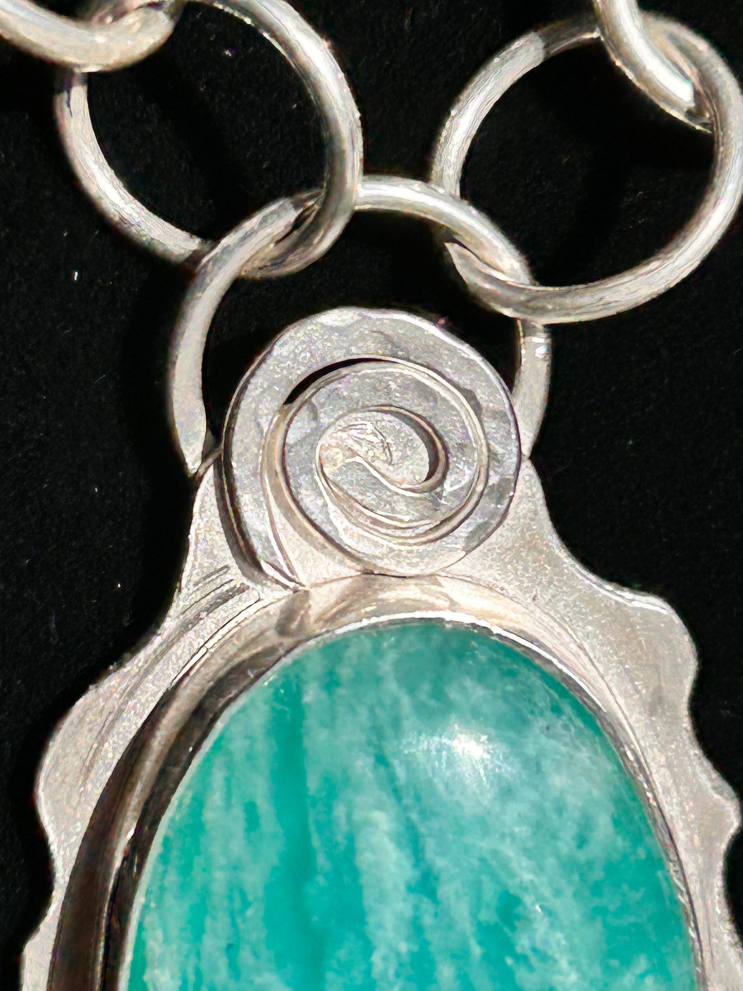 Amazonite Oval Pendant