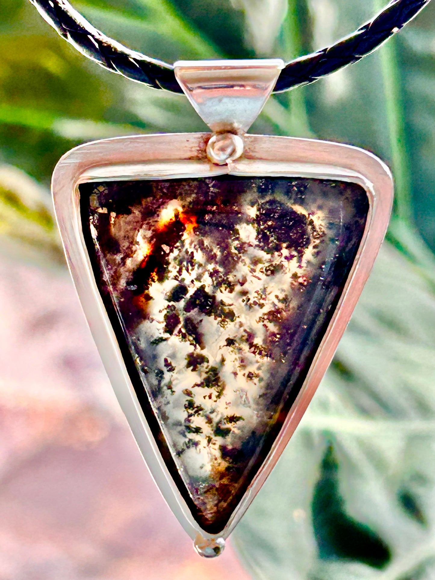 Nipomo Agate with Marcasite