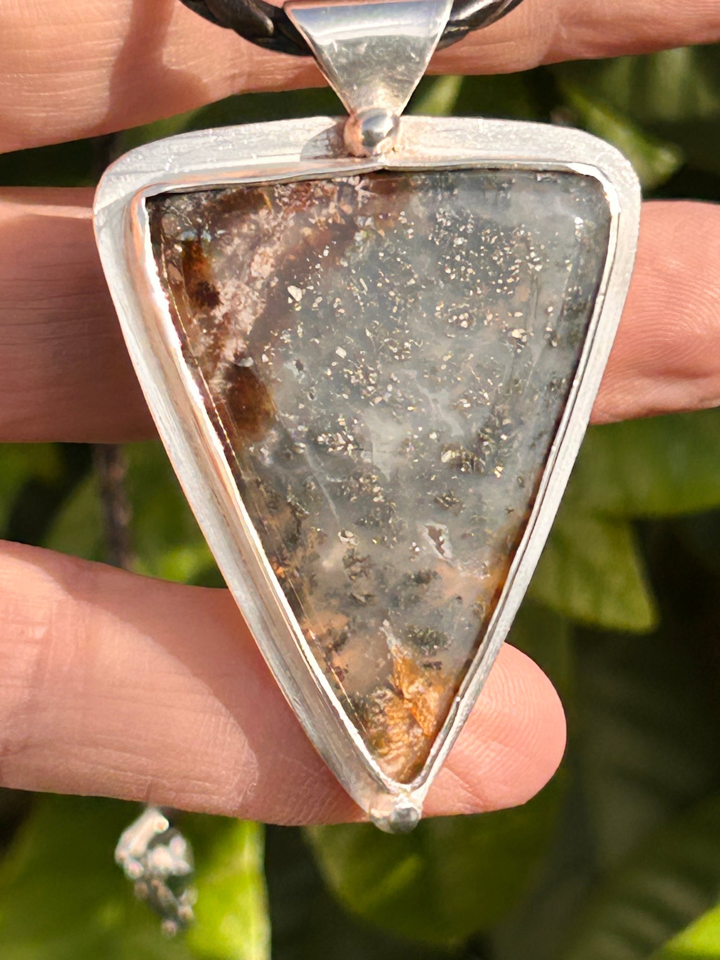 Nipomo Agate with Marcasite
