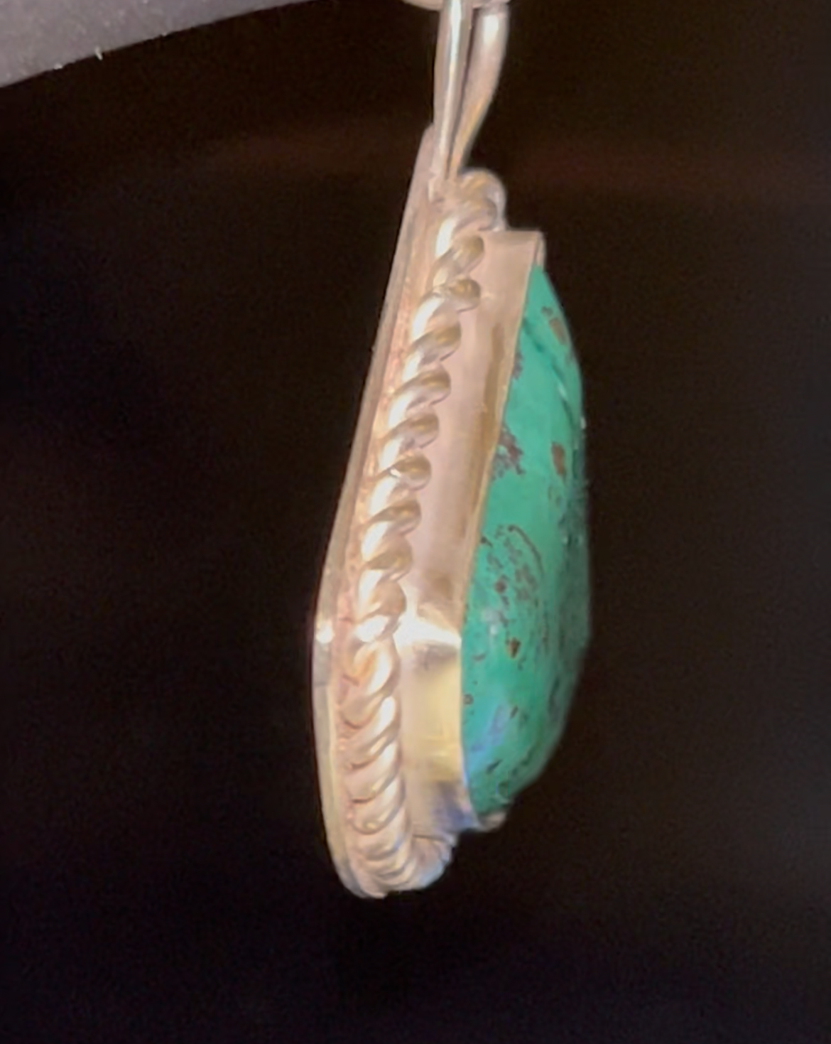 Chrysocolla Freeform Pendant