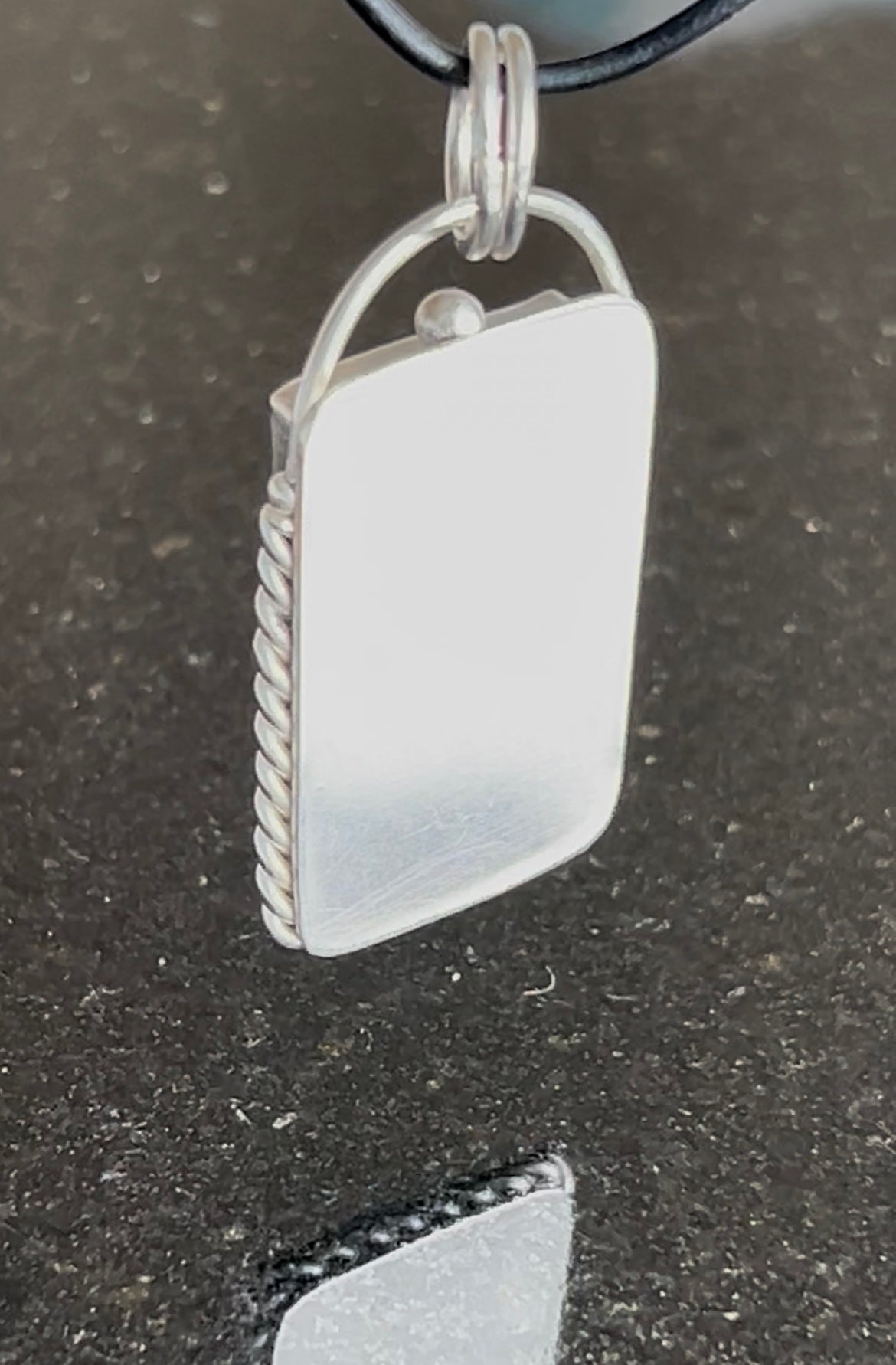 Lepidolite Rectangle Pendant