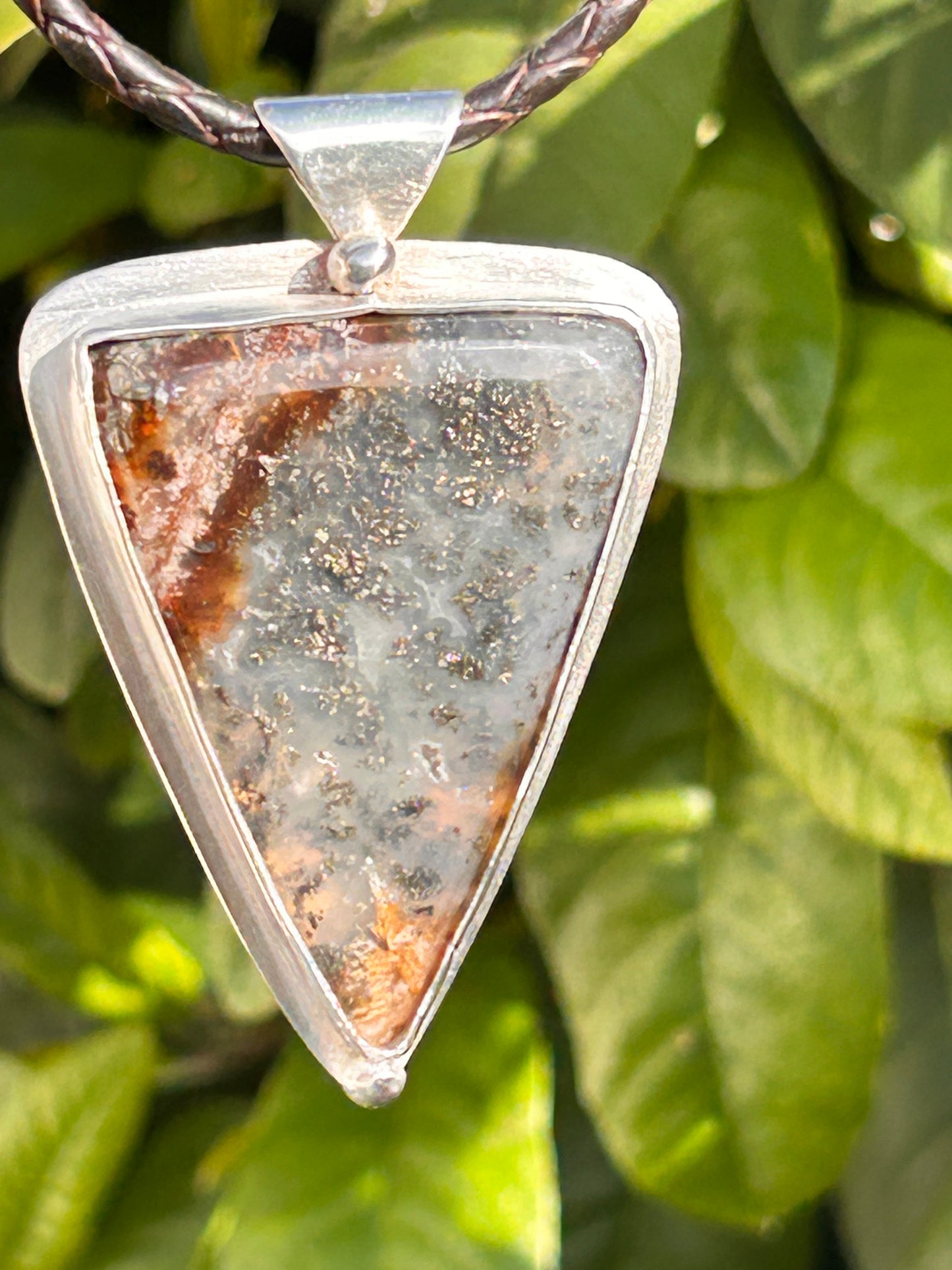 Nipomo Agate with Marcasite