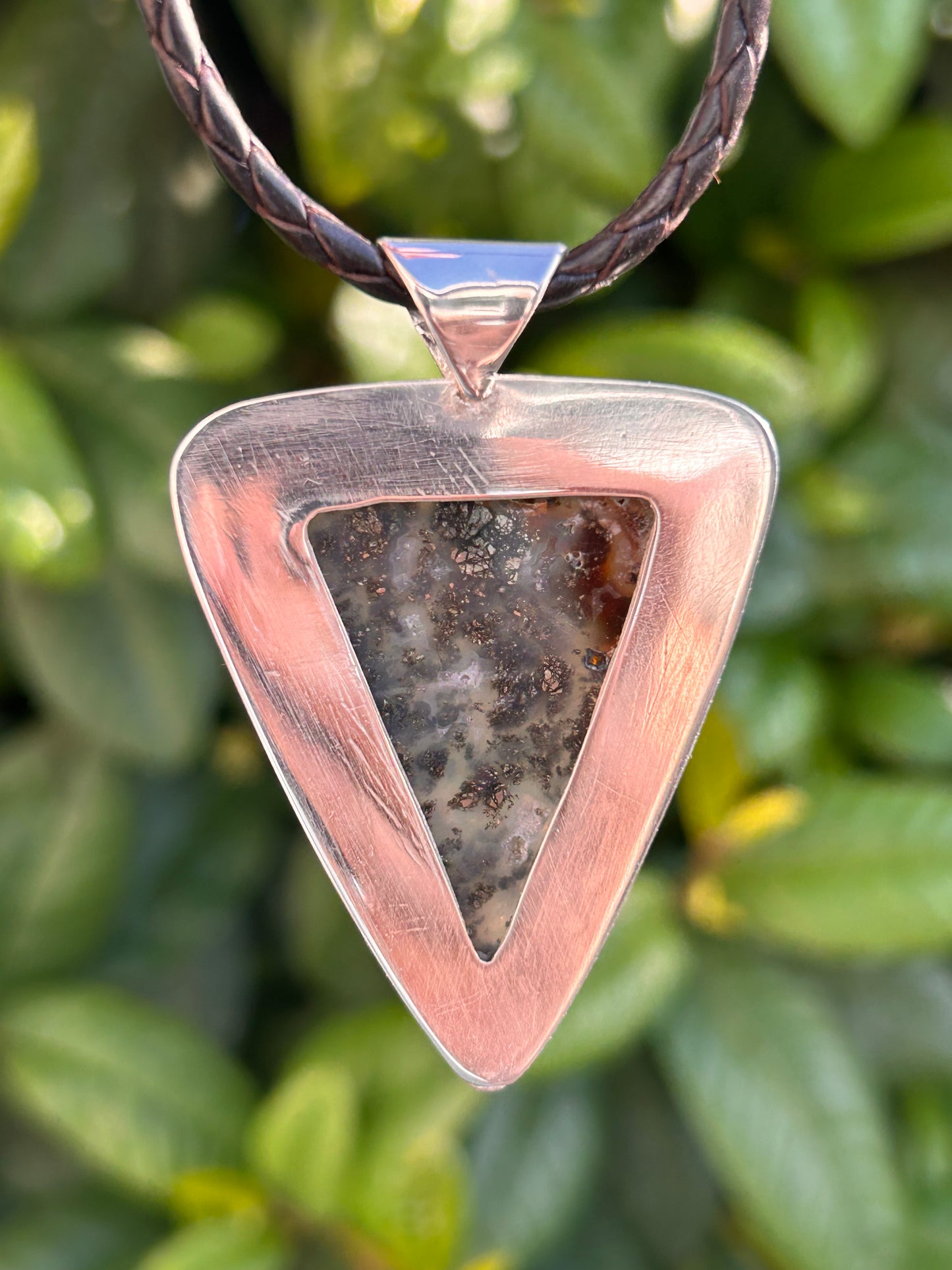 Nipomo Agate with Marcasite