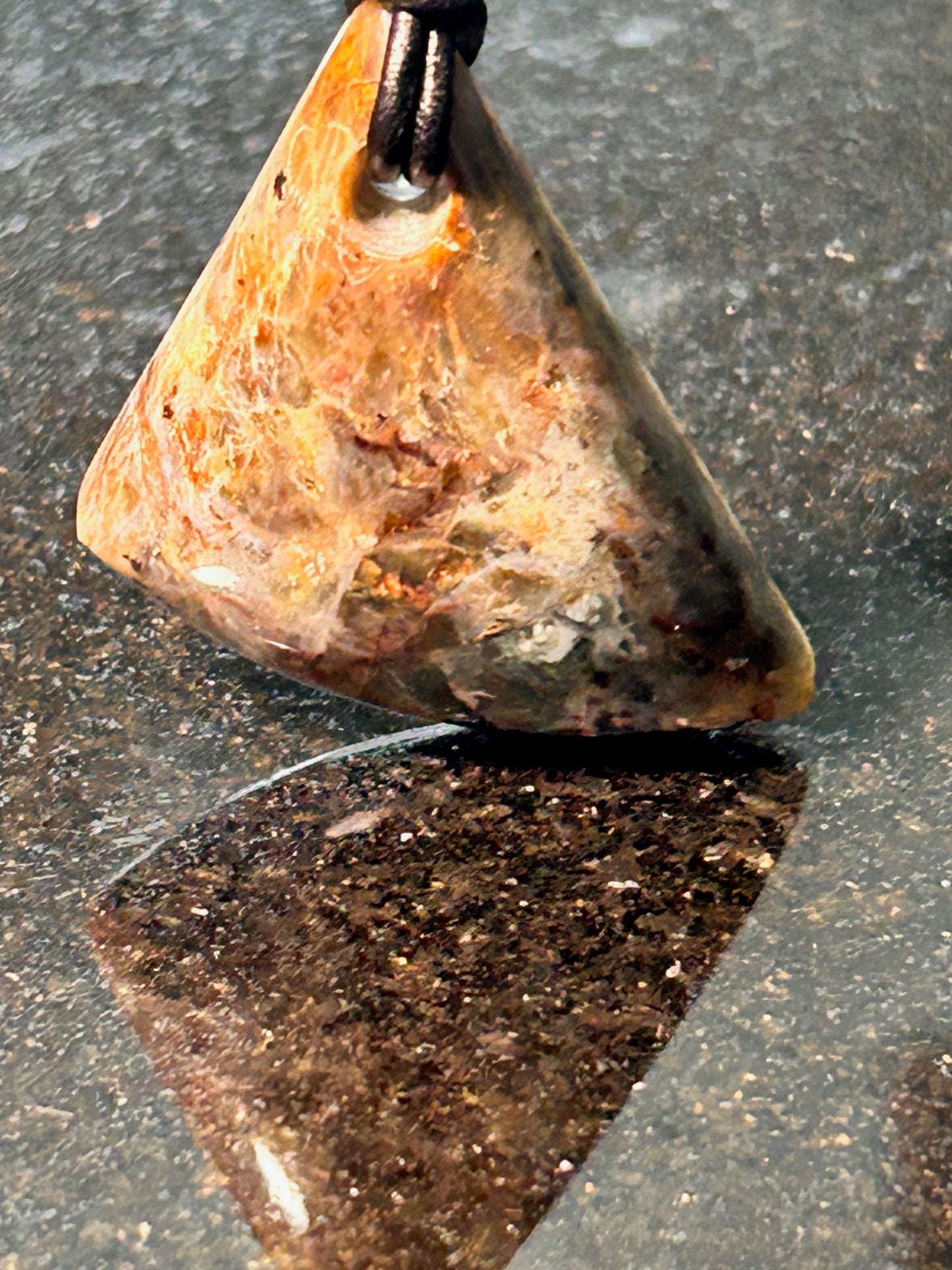 Toro Creek Agate Freeform Pendant