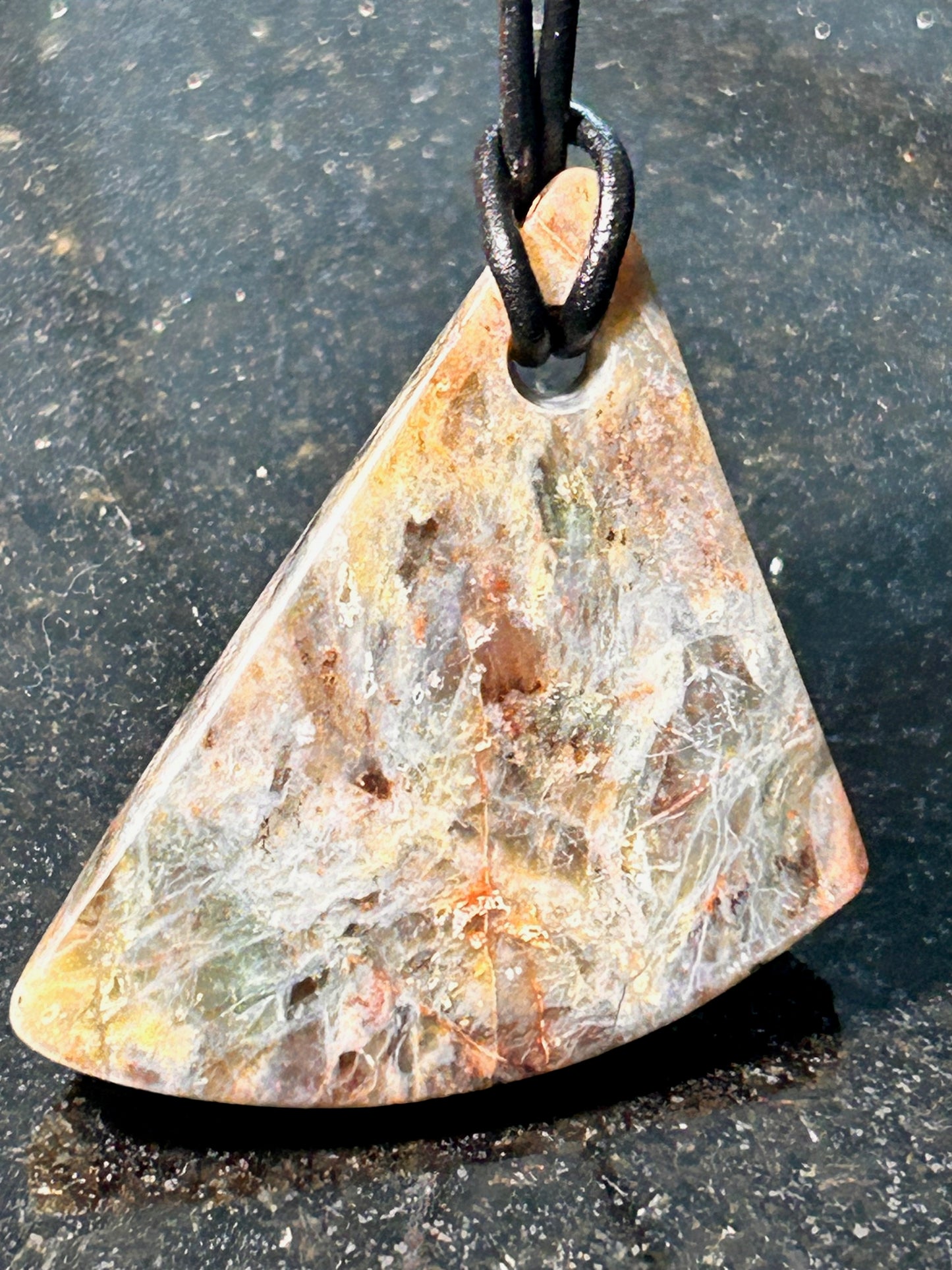 Toro Creek Agate Freeform Pendant