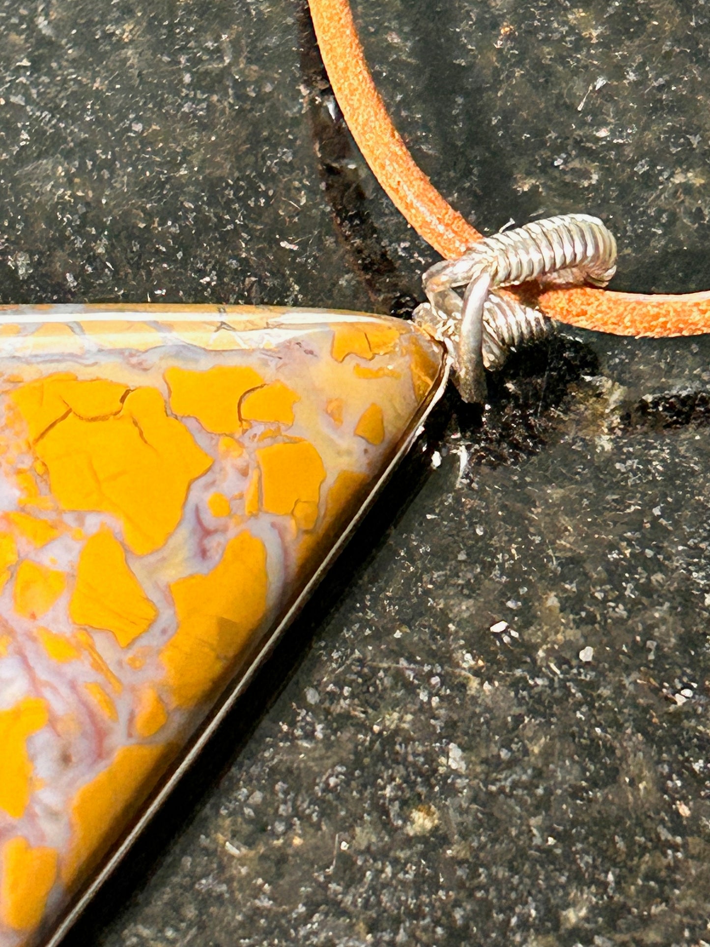 Stone Canyon Jasper Triangle Pendant