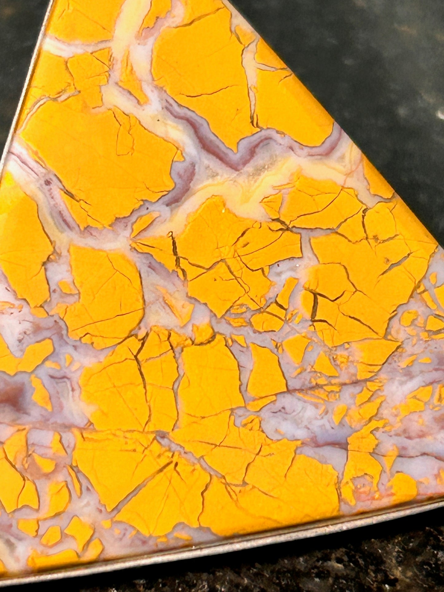 Stone Canyon Jasper Triangle Pendant