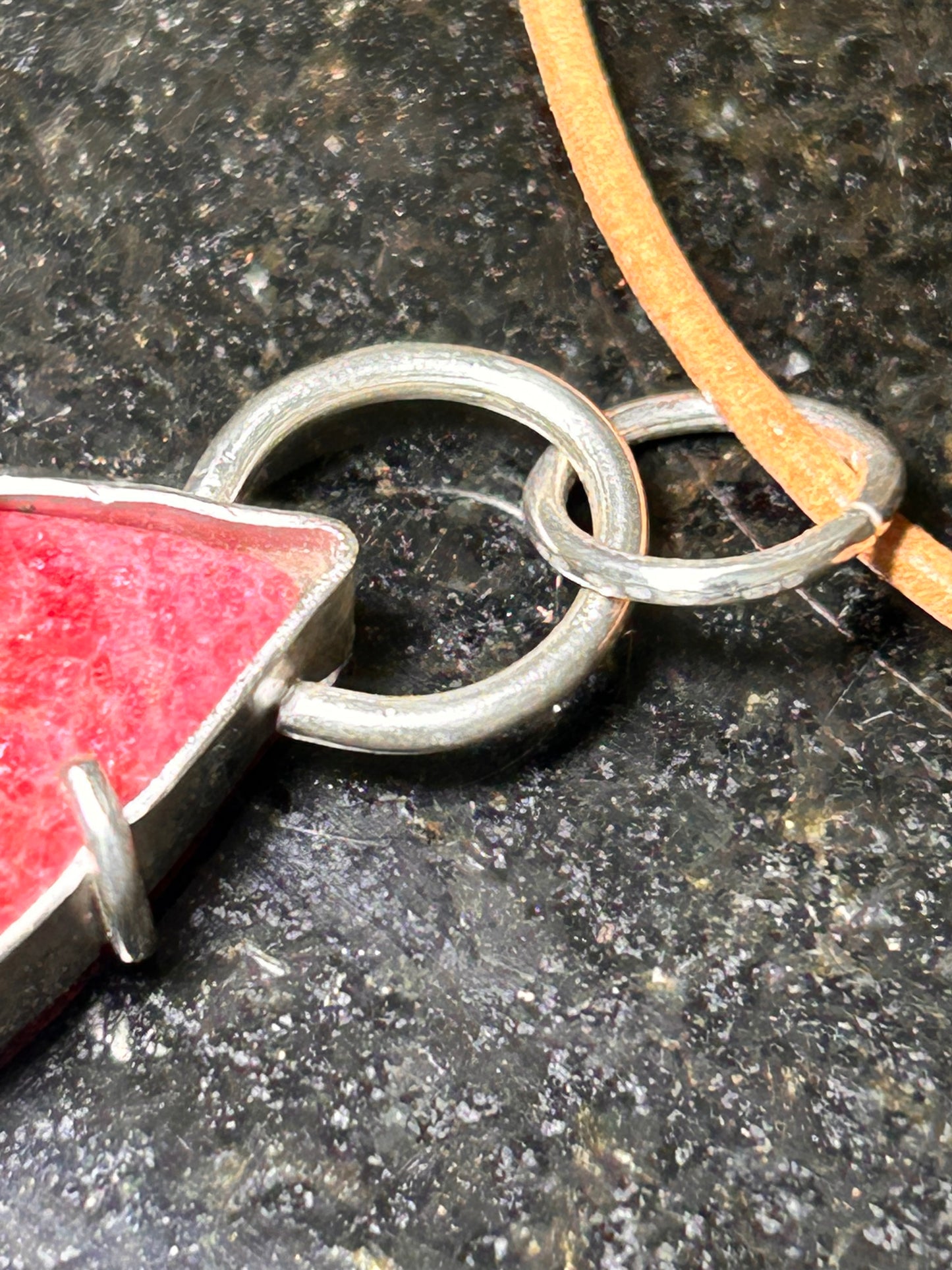 Rhodonite Teardrop Pendant