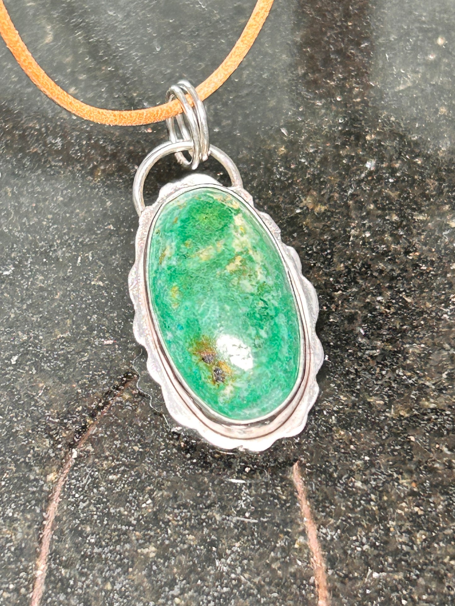 Turquoise Oval Pendant
