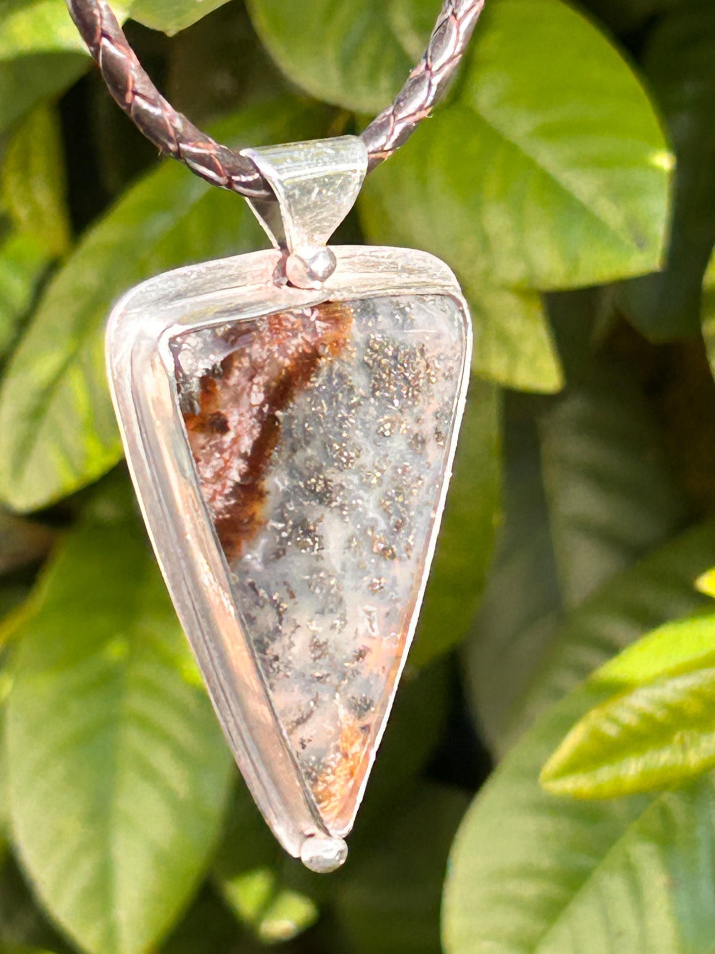Nipomo Agate with Marcasite