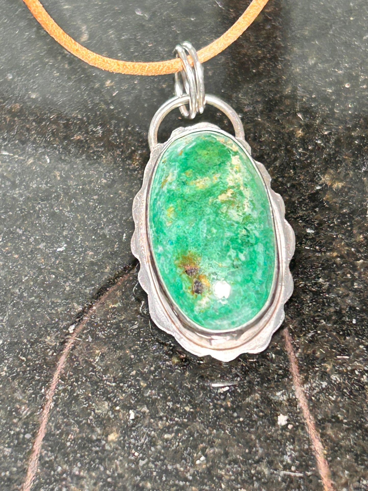 Turquoise Oval Pendant