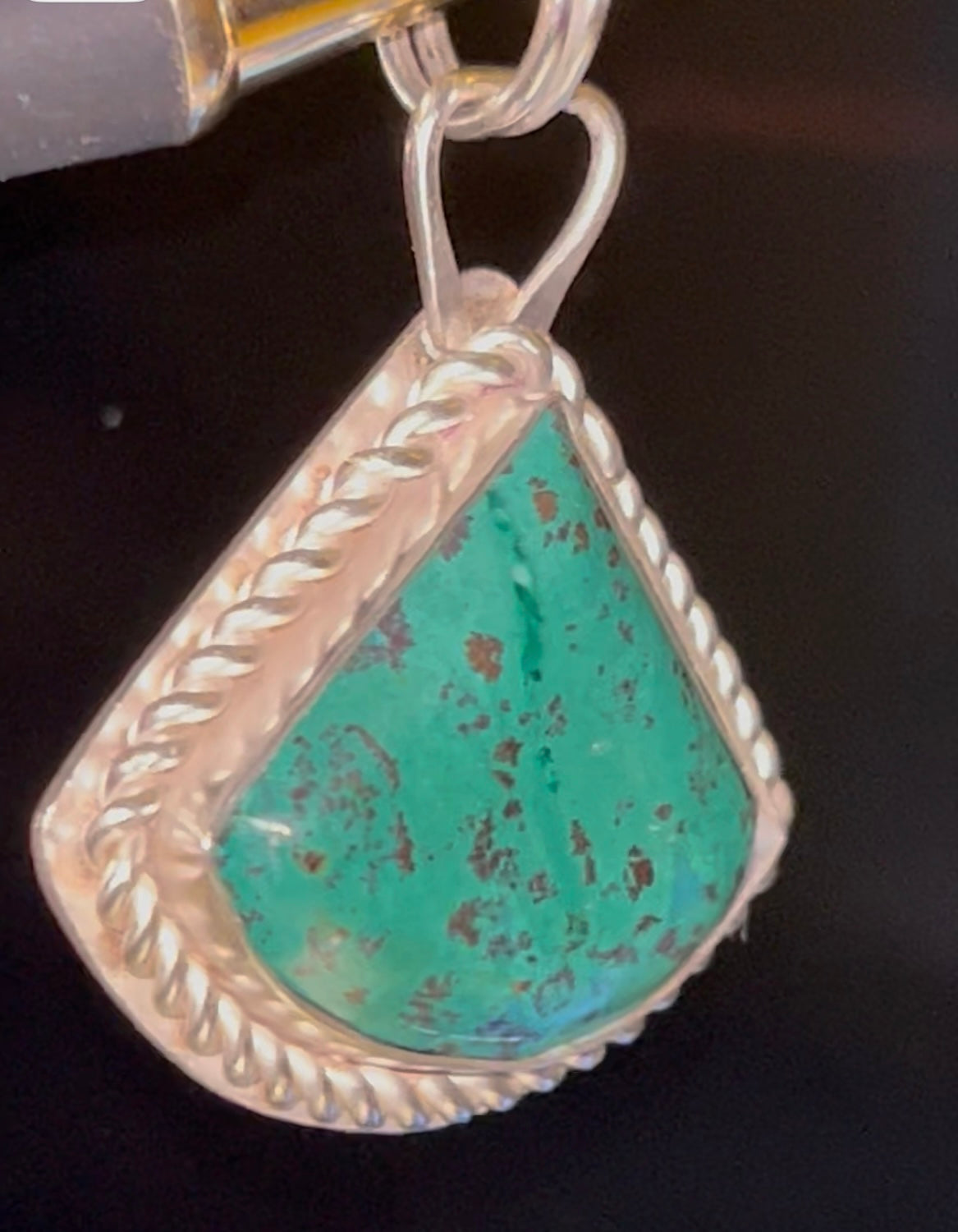 Chrysocolla Freeform Pendant