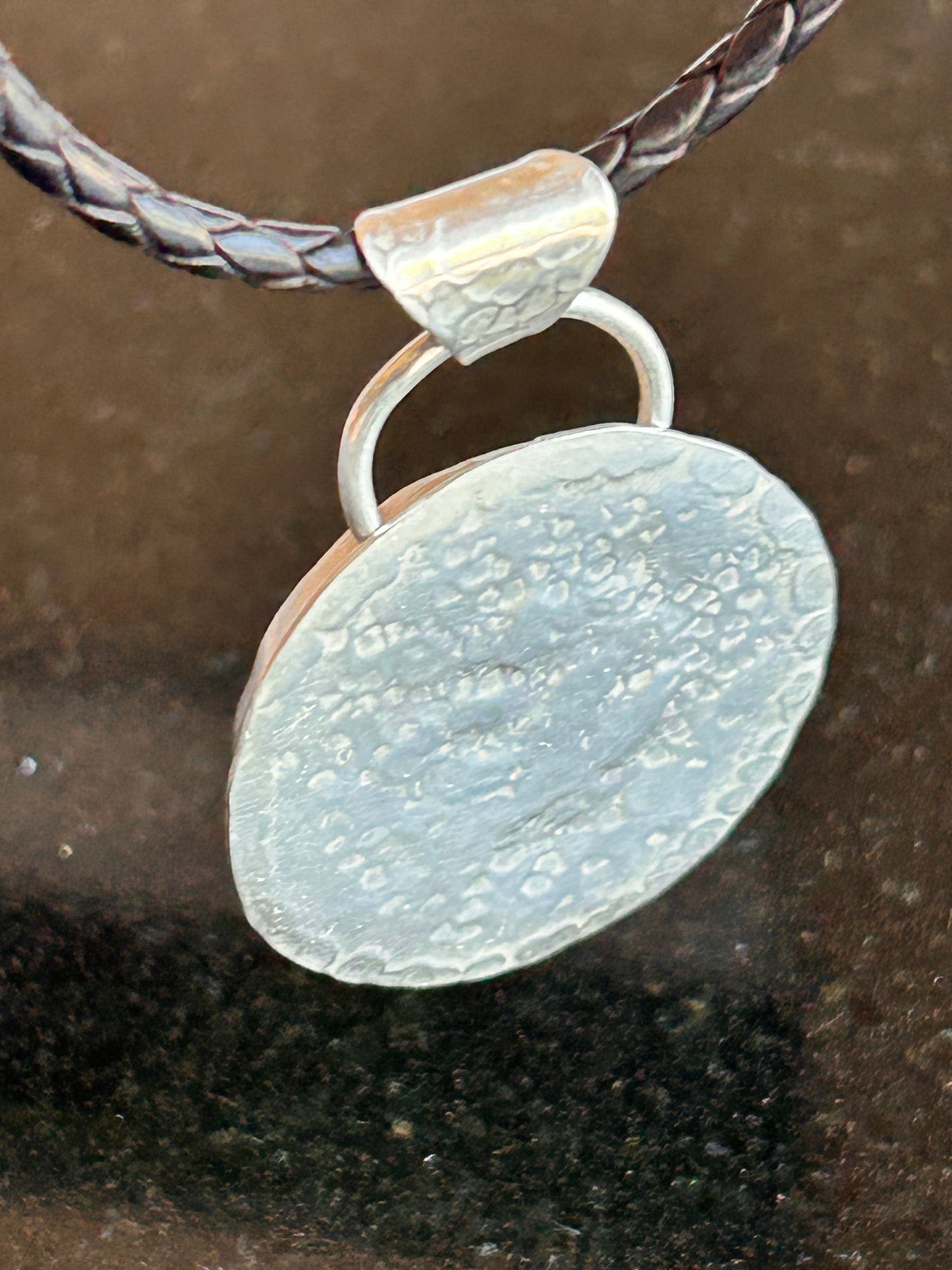Rhodonite Round Pendant