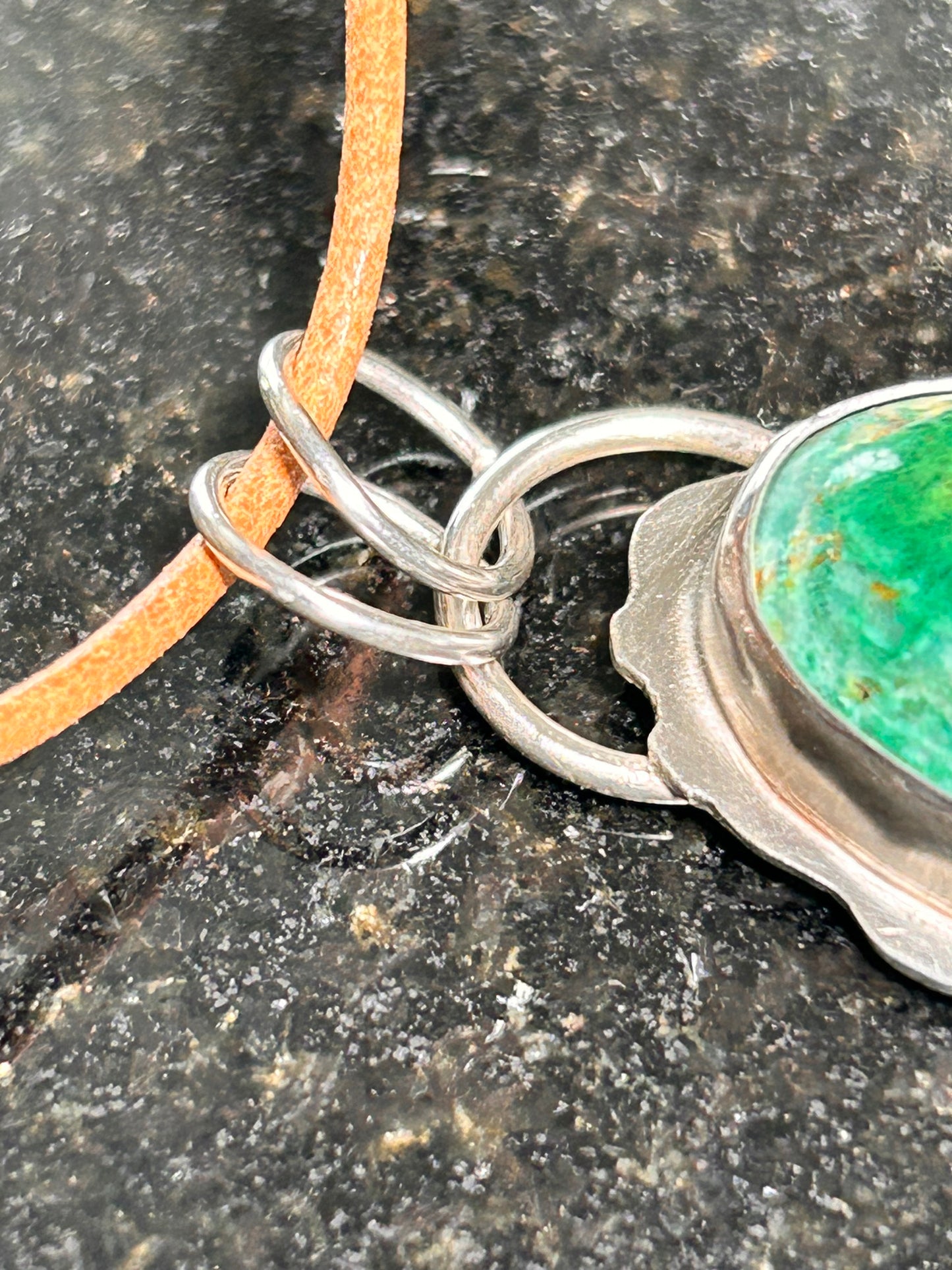 Turquoise Oval Pendant