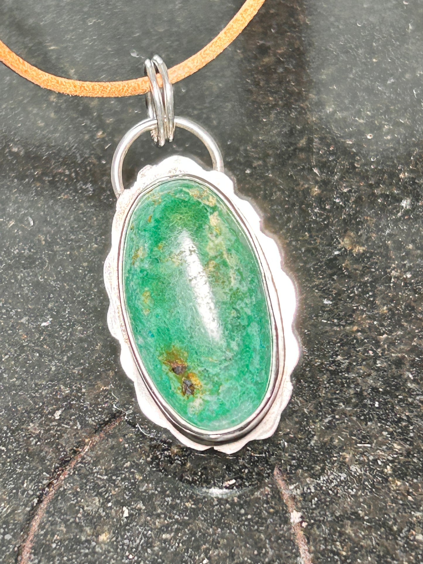 Turquoise Oval Pendant
