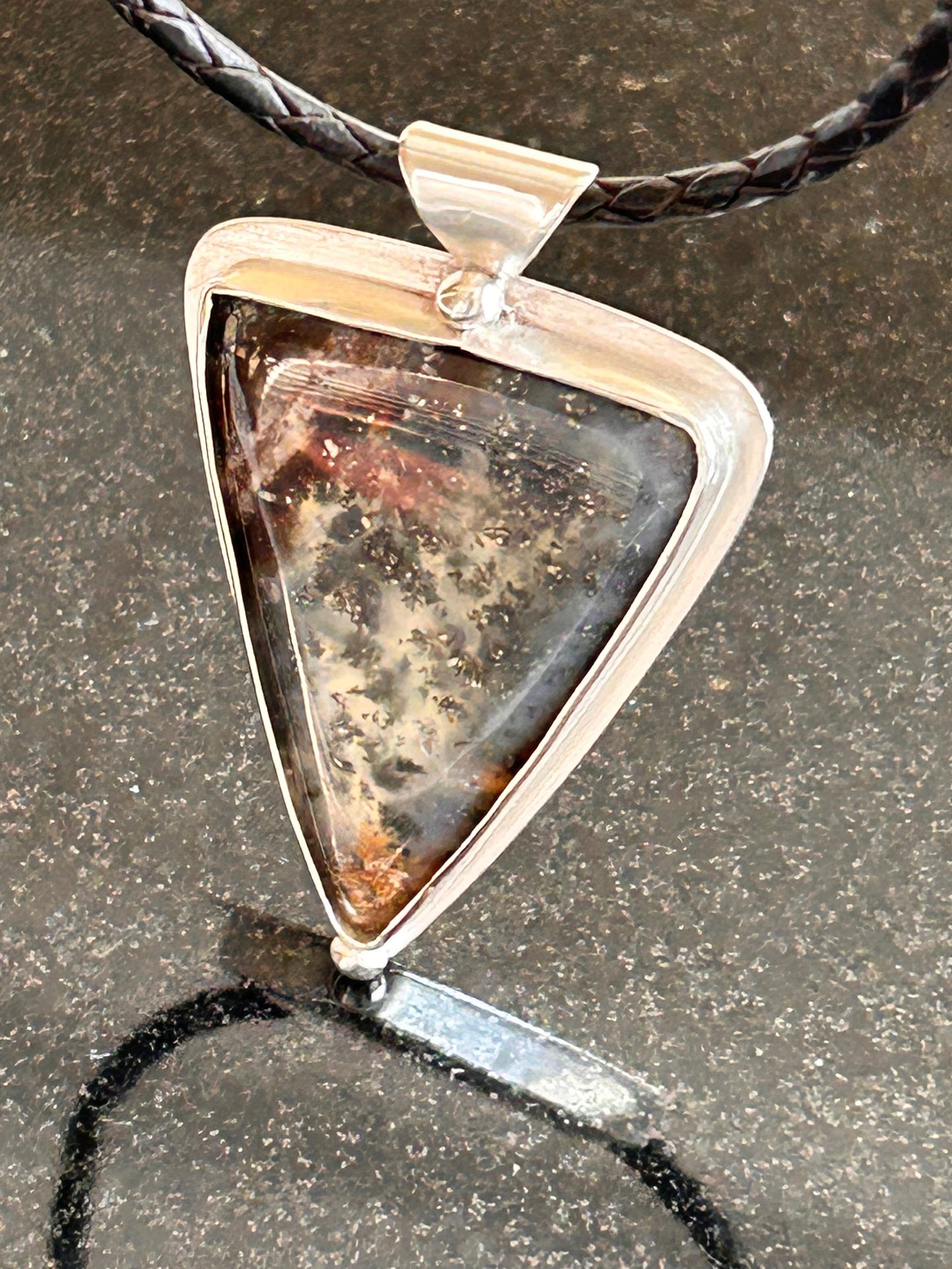 Nipomo Agate with Marcasite