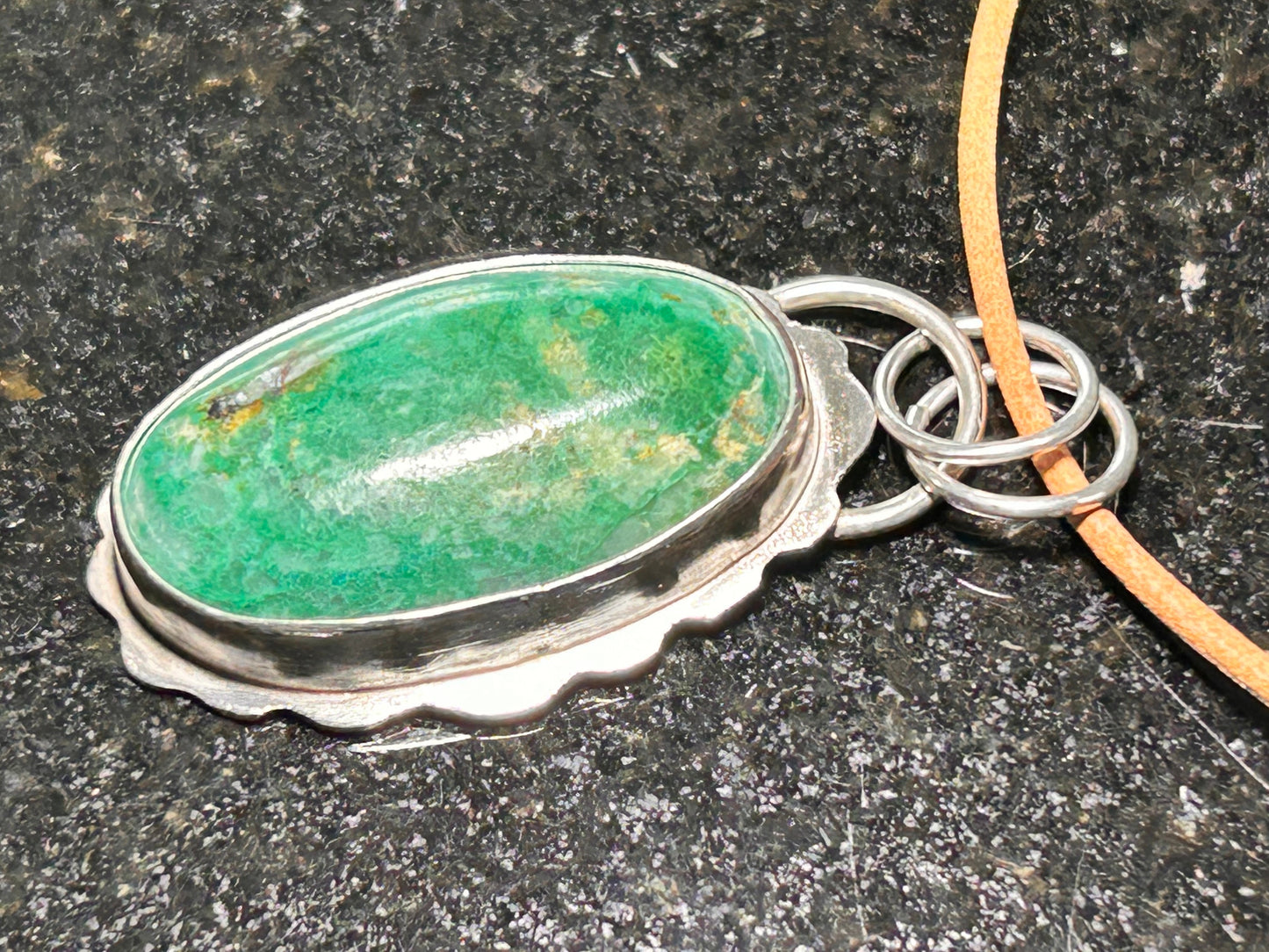 Turquoise Oval Pendant