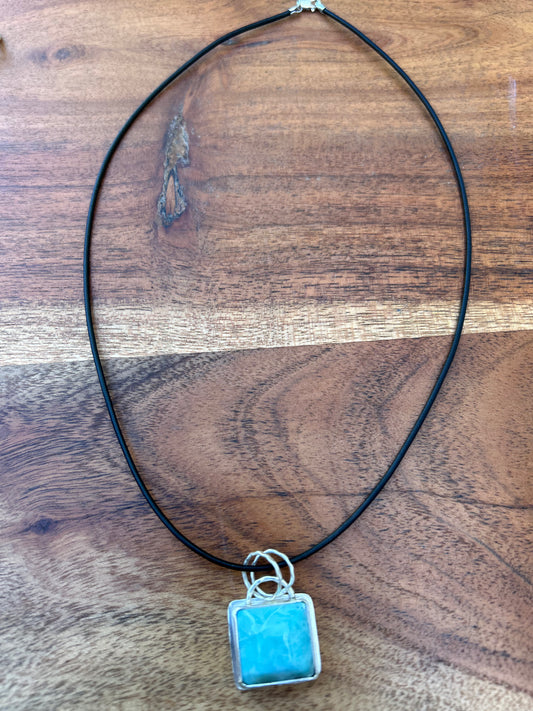 Larimar Square Pendant
