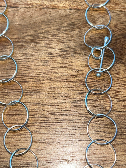 Round Loop Chain in Argentium Sterling