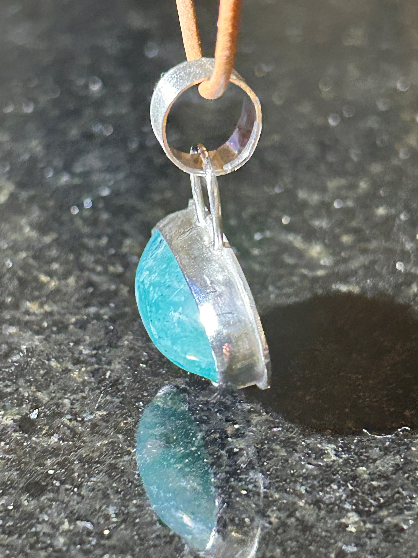 Amazonite Oval Pendant