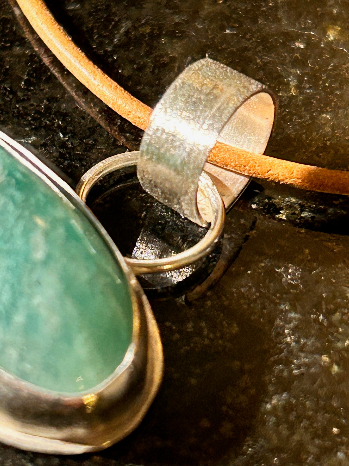 Amazonite Oval Pendant