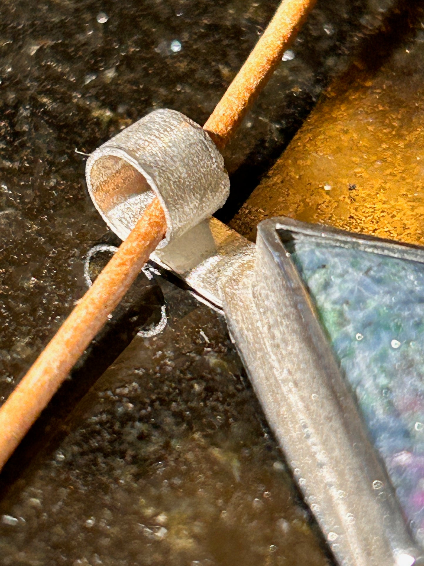 Ruby & Sapphire Diamond-Shape Pendant