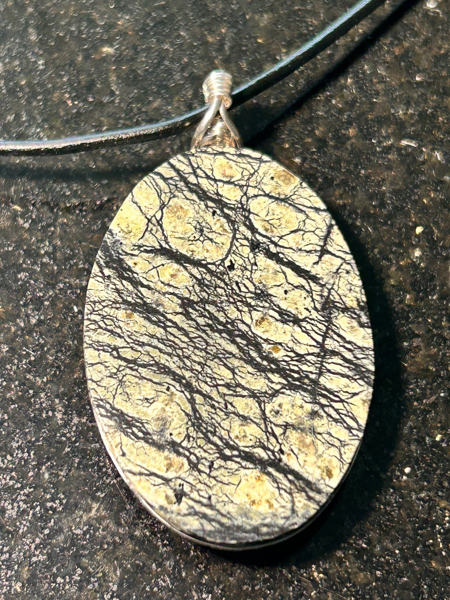 California Serpentine Oval Pendant