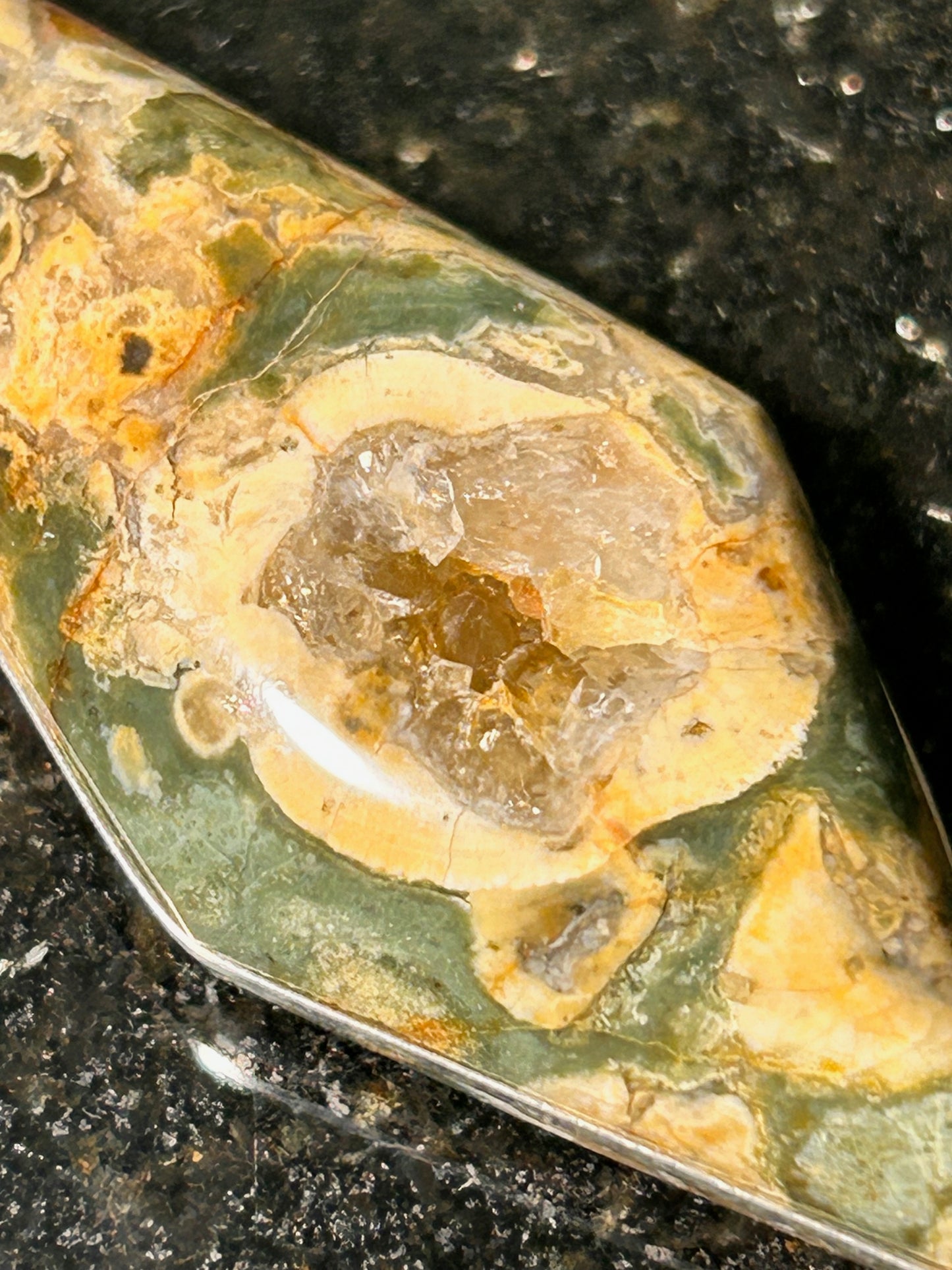 Rhyolite Freeform Pendant