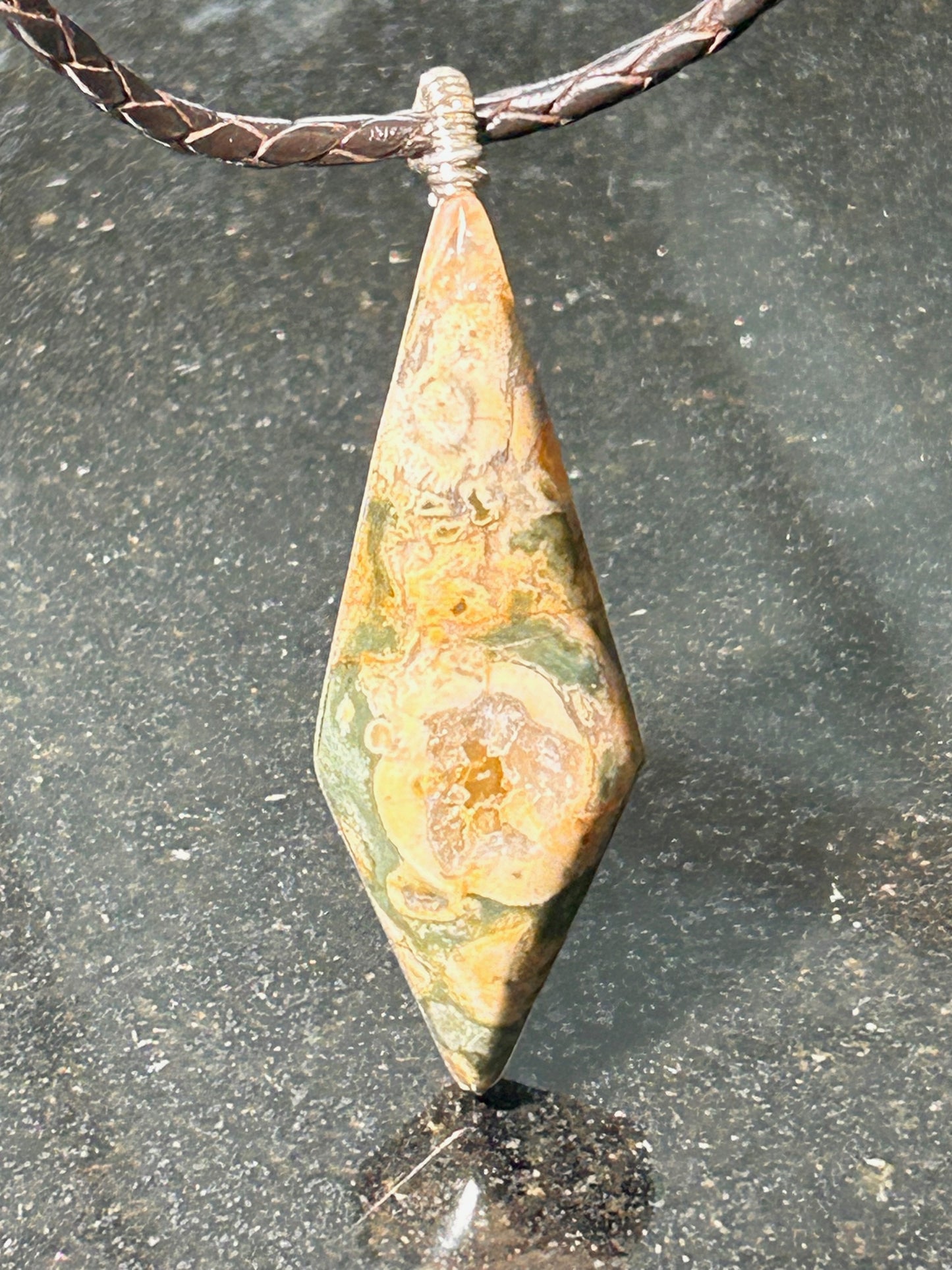 Rhyolite Freeform Pendant
