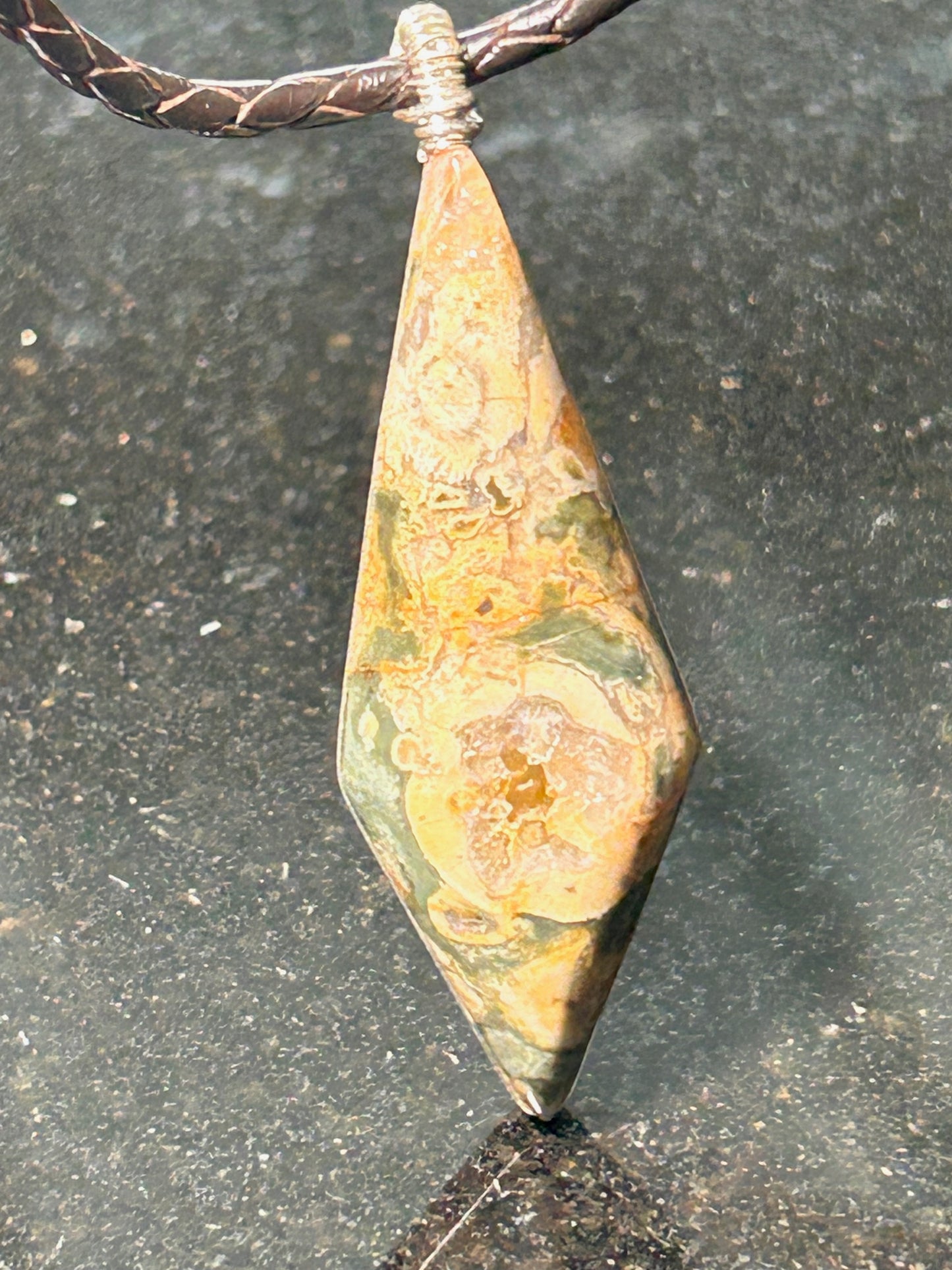 Rhyolite Freeform Pendant