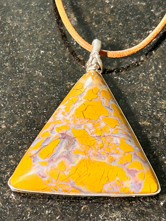 Stone Canyon Jasper Triangle Pendant