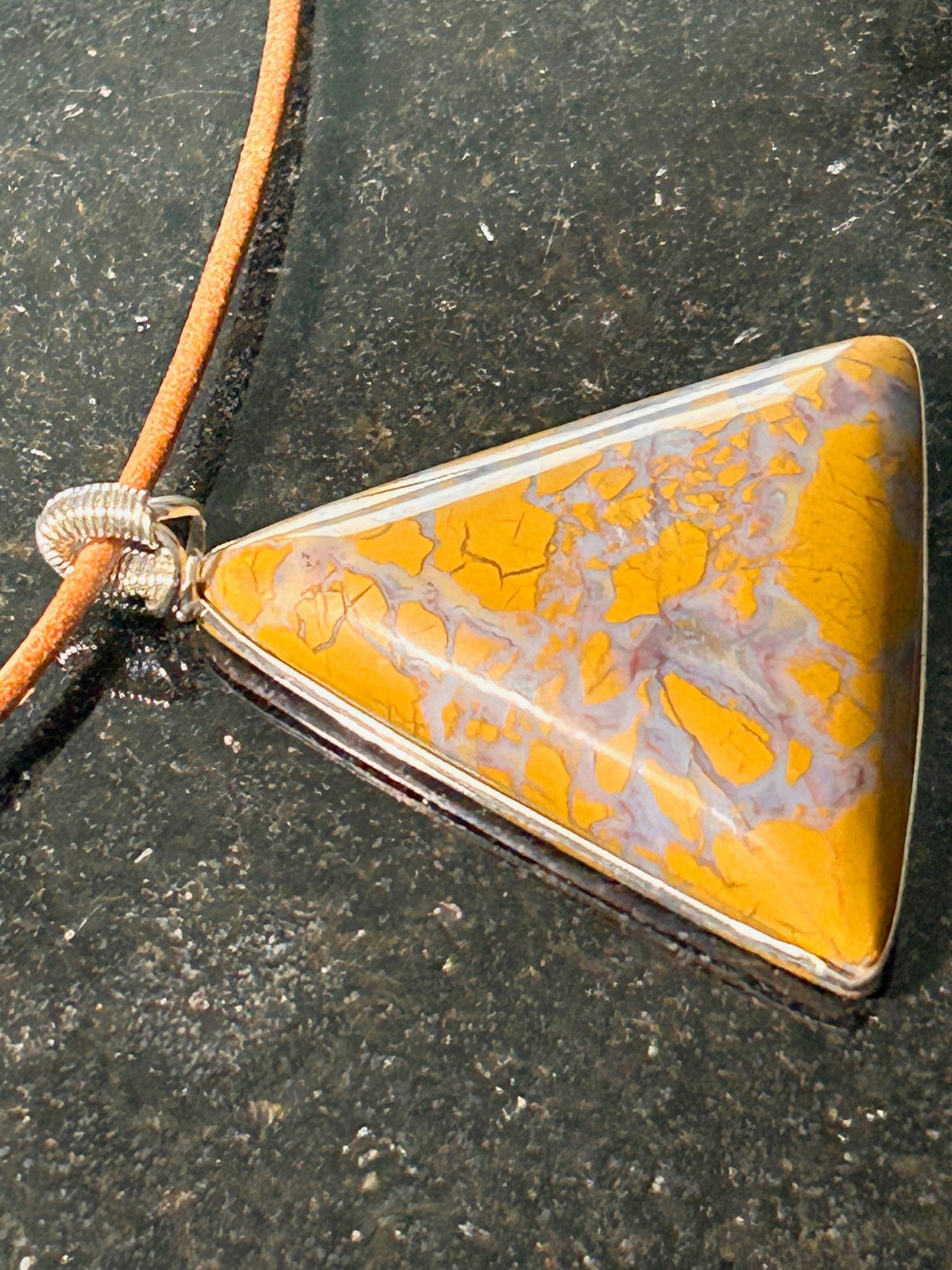Stone Canyon Jasper Triangle Pendant