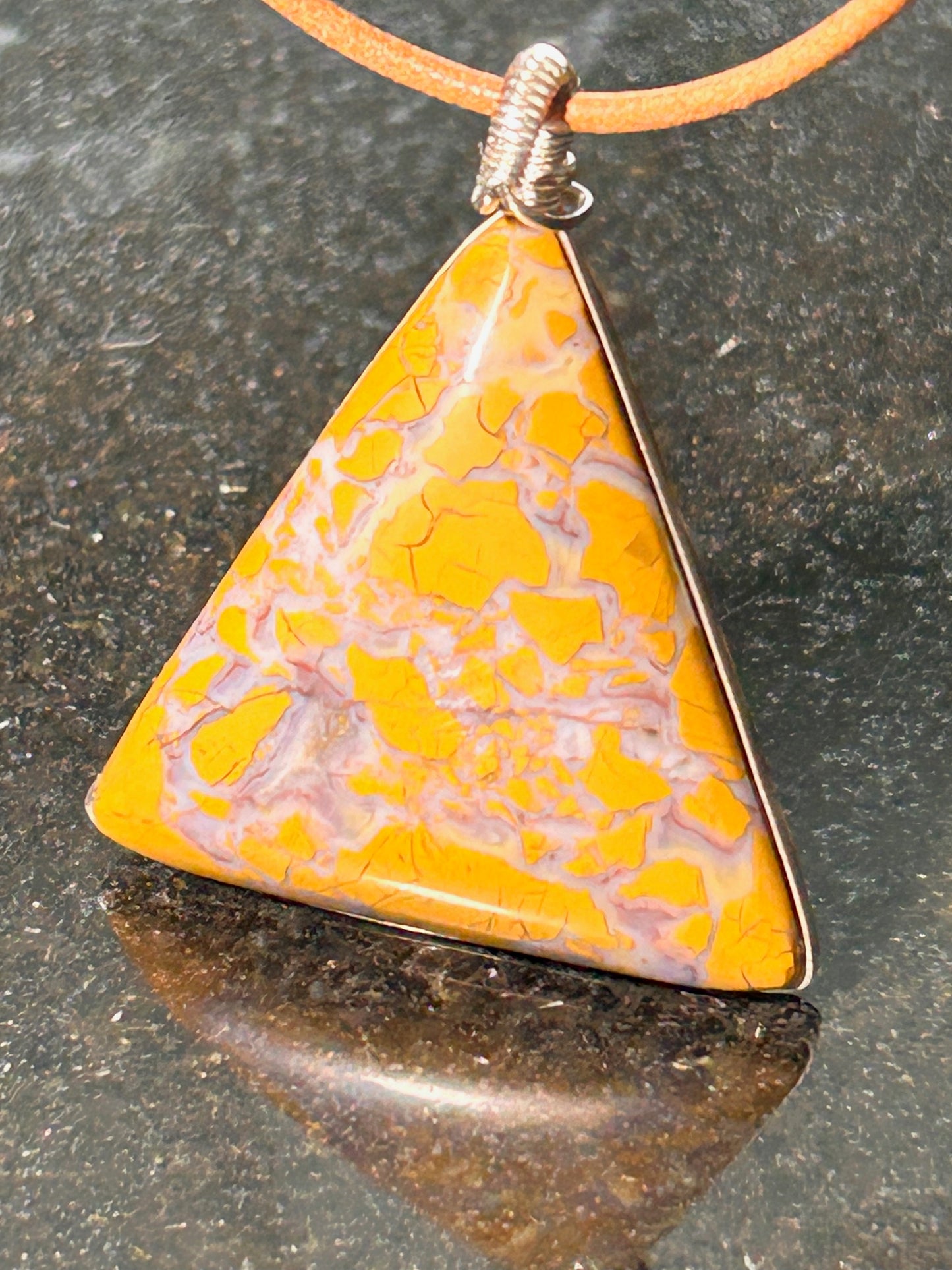 Stone Canyon Jasper Triangle Pendant