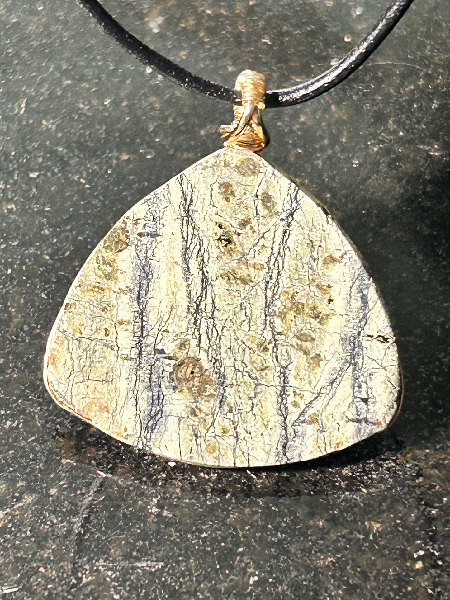 California Serpentine Freeform Pendant